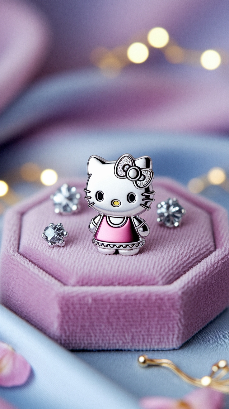 Hello Kitty Pandora Charm: Fun and Fashionable Jewelry outfit idea