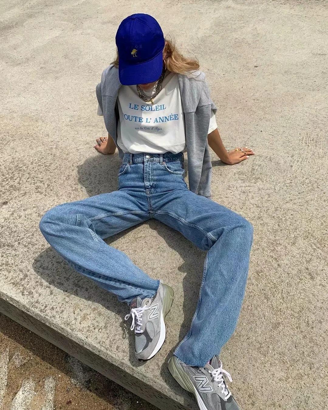 High Waist Casual Washed Jeans High Waist Casual Washed Jeans