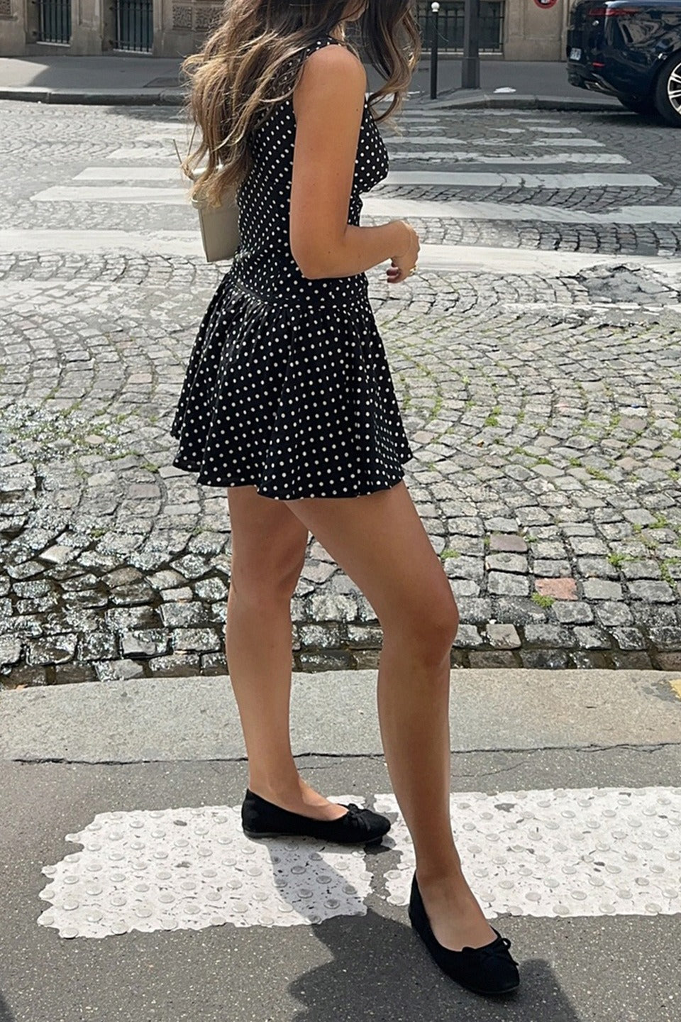 Hollow Polka Dot Bodycon Mini Dress Hollow Polka Dot Bodycon Mini Dress