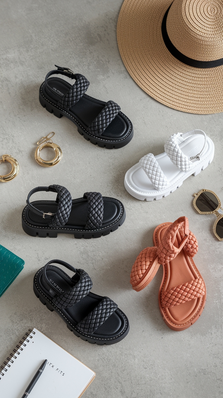 How to Style Chunky Sandals for a Trendy Summer Vibe outfit idea