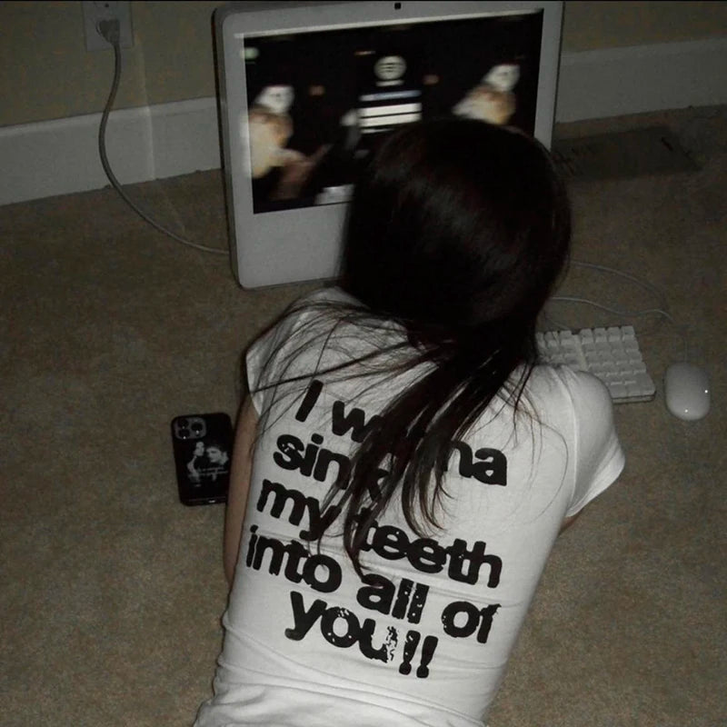 I Wanna Sink My Teeth Tee I Wanna Sink My Teeth Tee