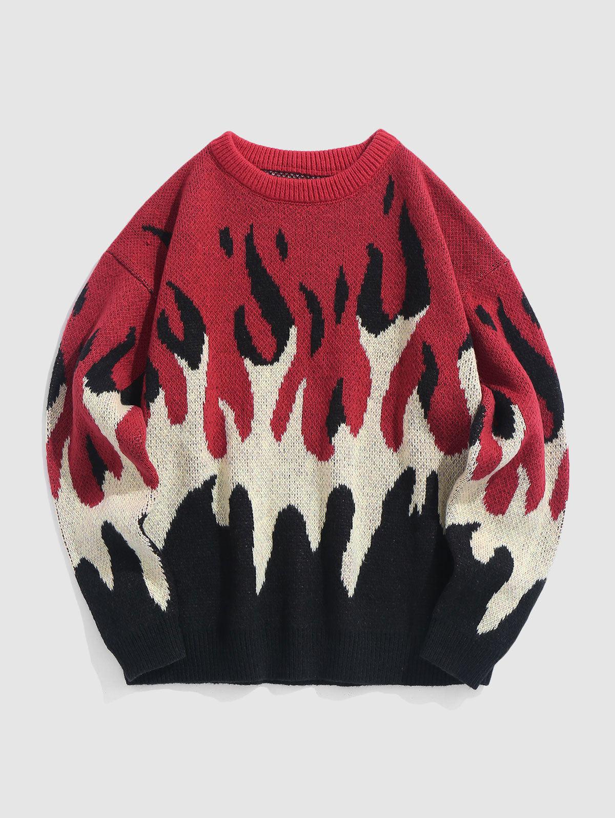 Indie Flame Knitted Sweater Indie Flame Knitted Sweater