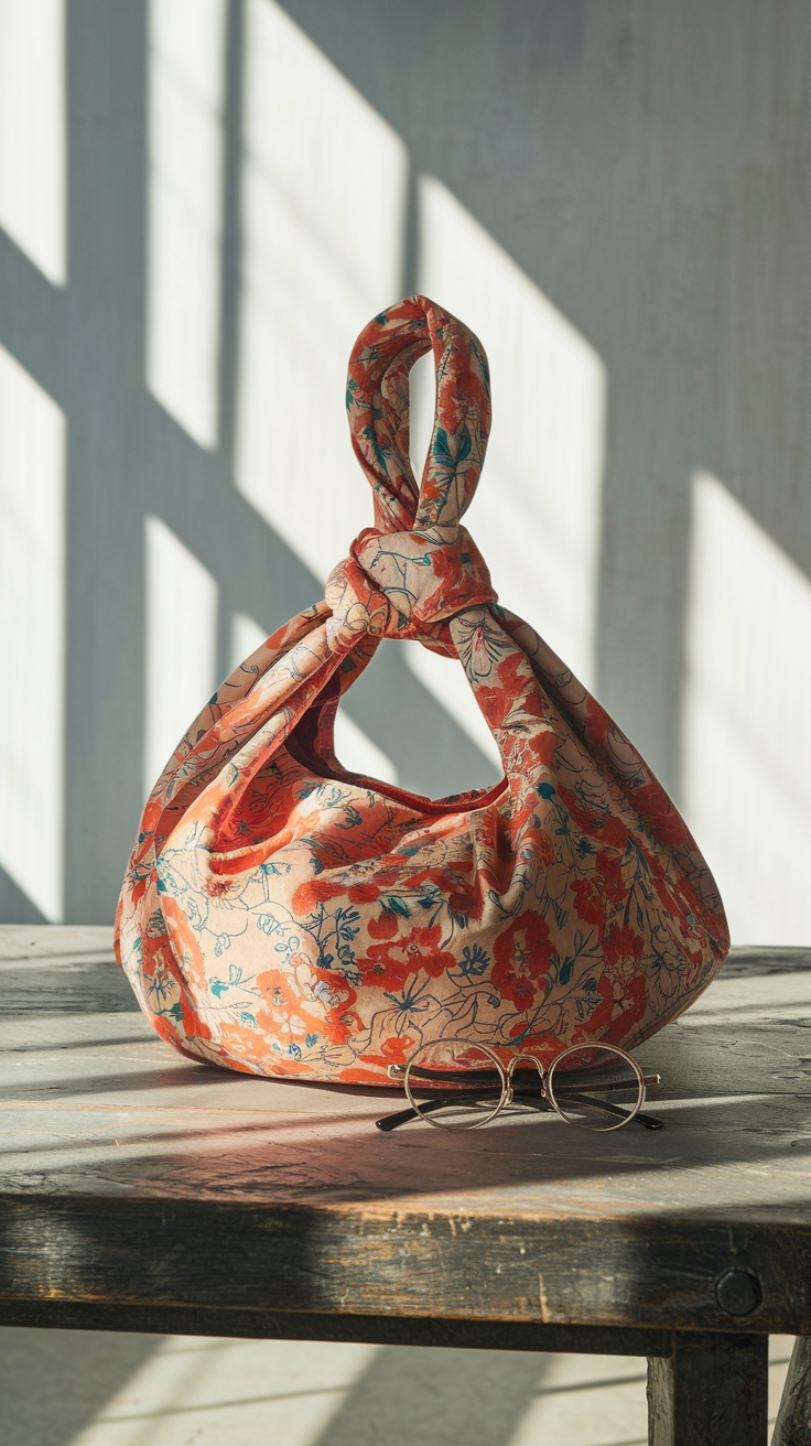 Chic Japanese Knot Bag Styles to Try outfit idea