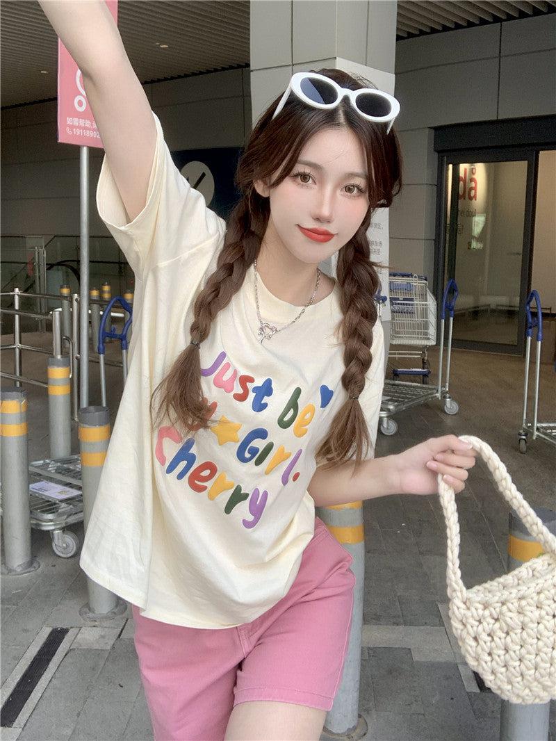 Just Be My Girl Cherry Tee Just Be My Girl Cherry Tee