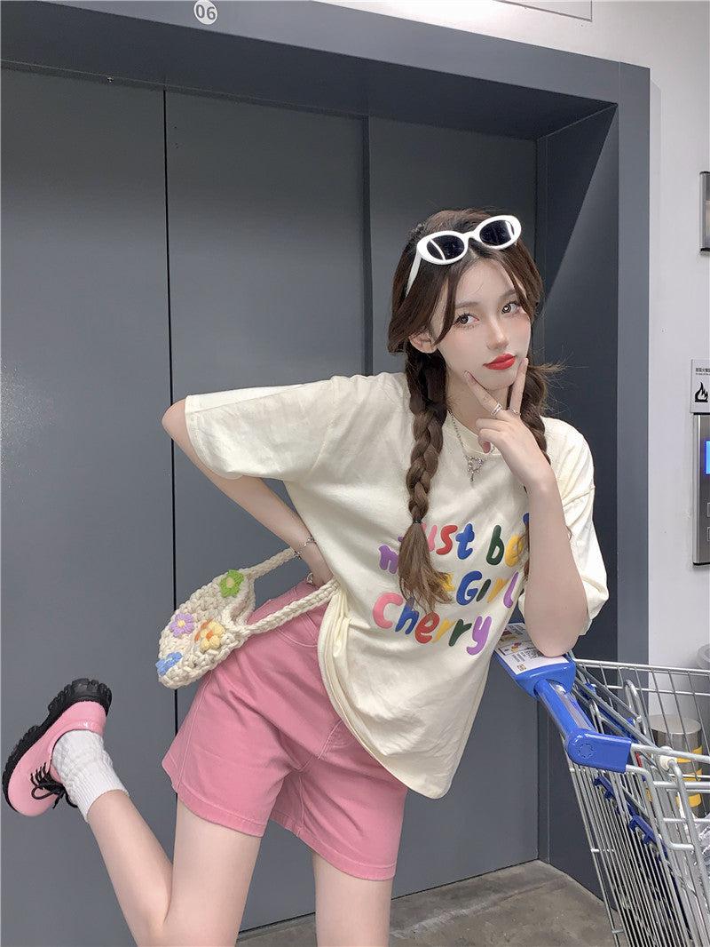 Just Be My Girl Cherry Tee Just Be My Girl Cherry Tee