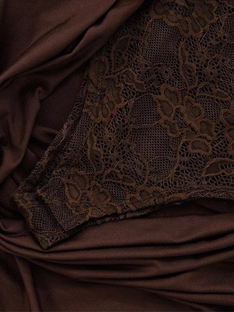 Lace Bodice Maxi Dress Lace Bodice Maxi Dress