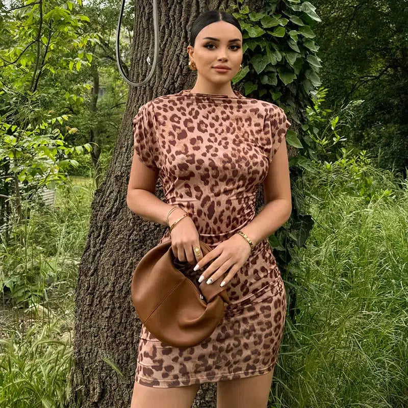 Leopard Bodycon Mini Dress Leopard Bodycon Mini Dress