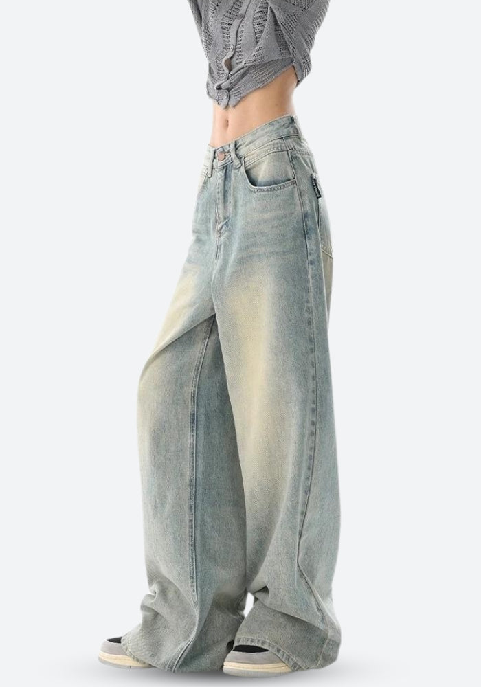 Low Rise Baggy Denim Jeans Low Rise Baggy Denim Jeans
