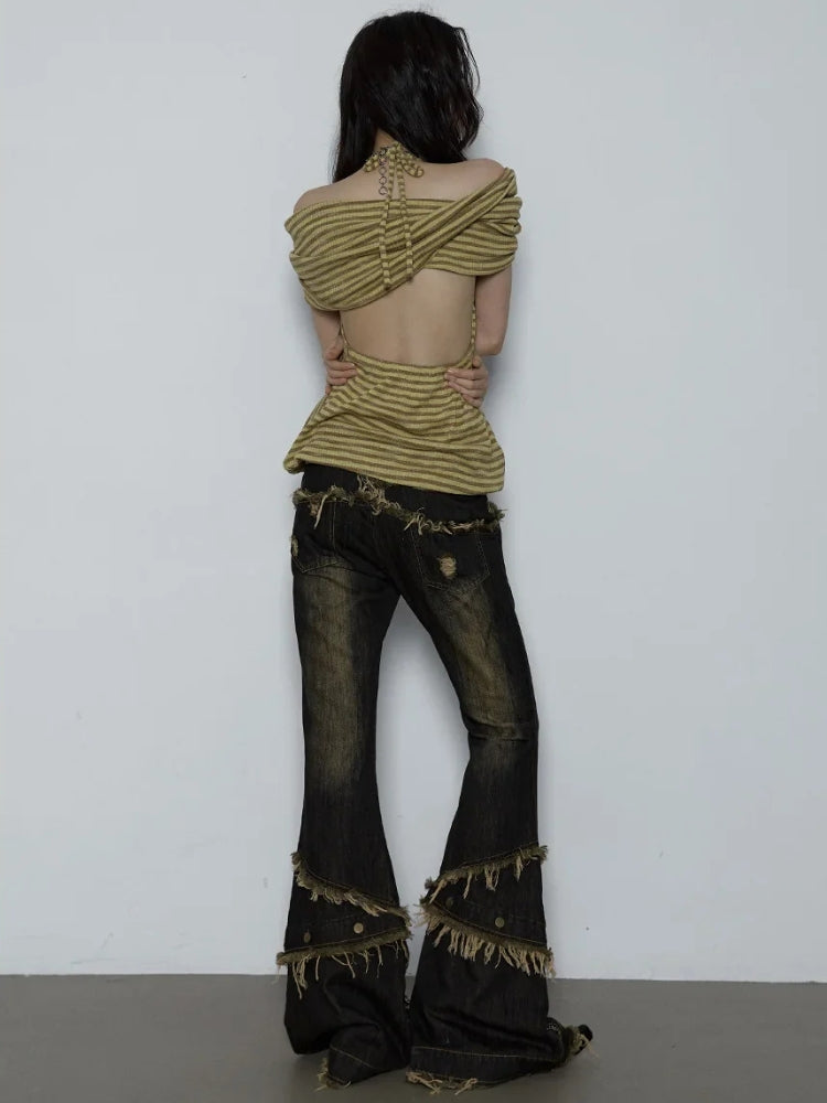 Low Rise Flare Jeans Low Rise Flare Jeans