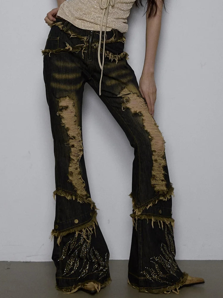 Low Rise Flare Jeans Low Rise Flare Jeans