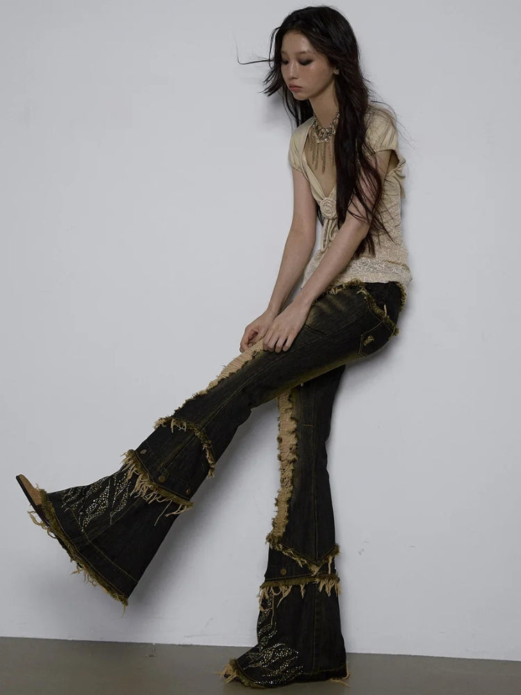 Low Rise Flare Jeans Low Rise Flare Jeans