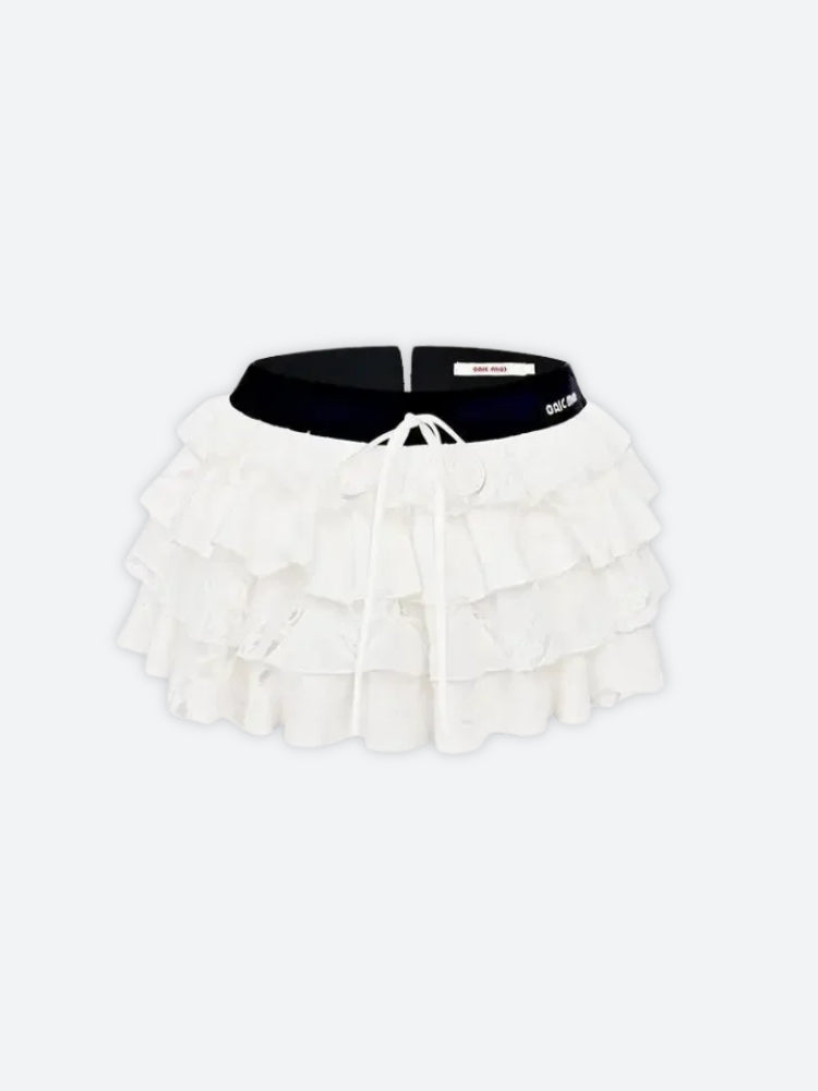 Low Rise Layered Mini Skirt Low Rise Layered Mini Skirt