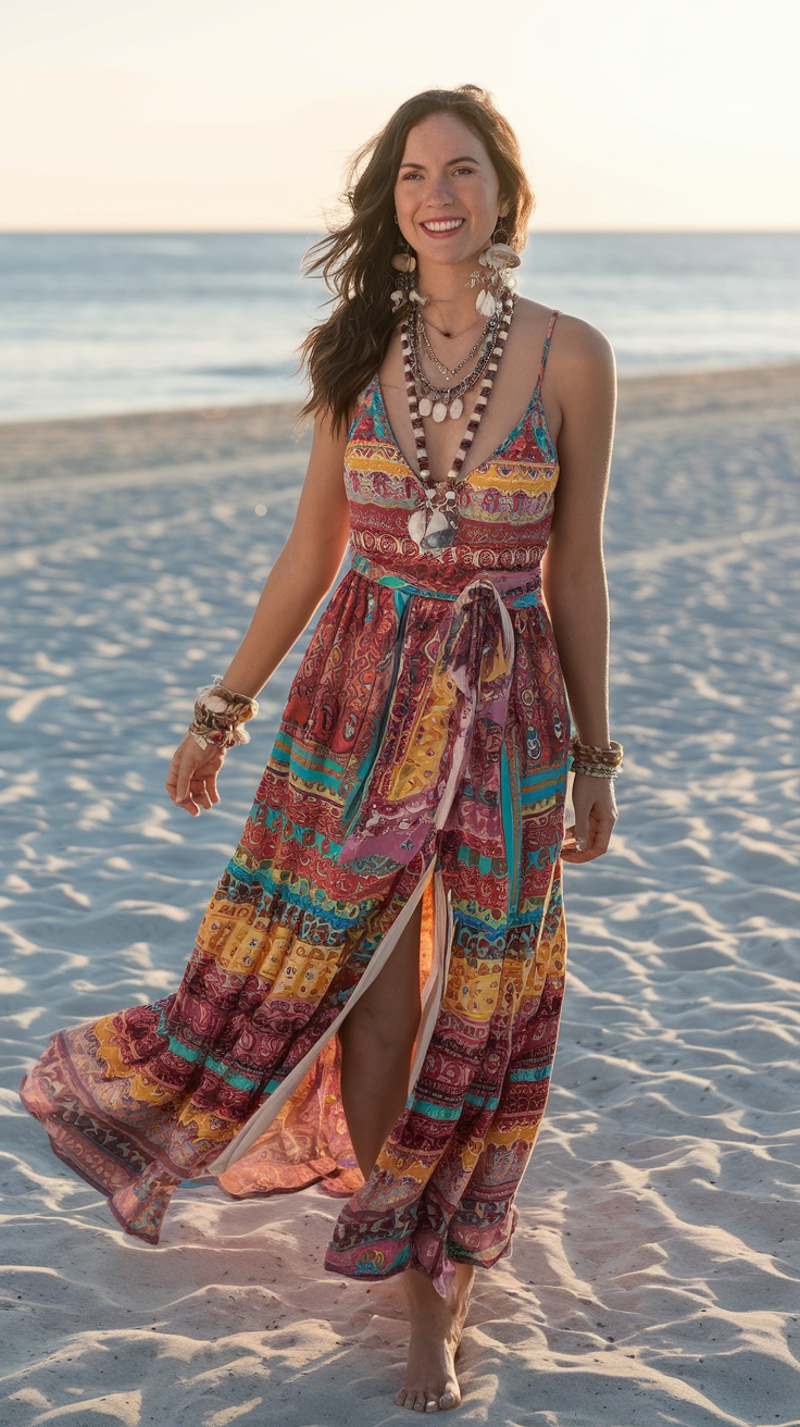 Maxi Dress Boho Style: Embrace Your Inner Free Spirit outfit idea