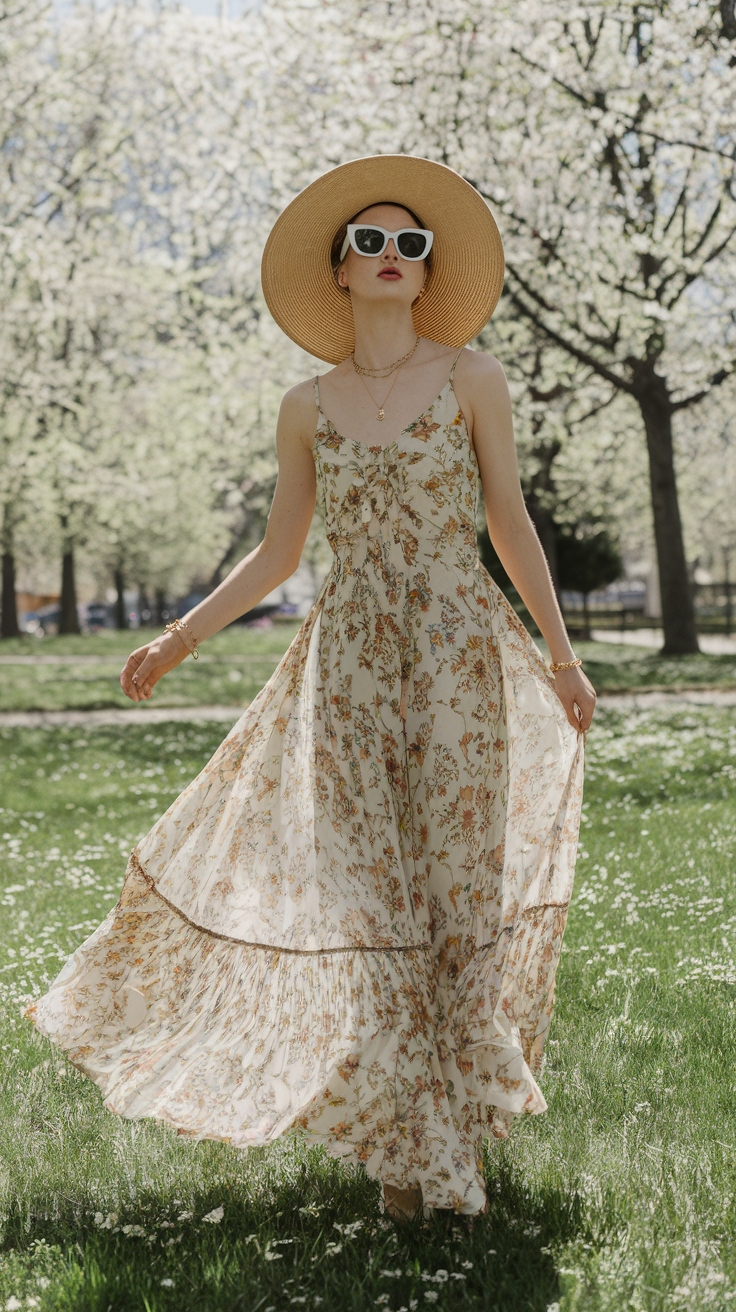 Maxi Dress Spring Outfit Ideas for Every Occasion outfit idea