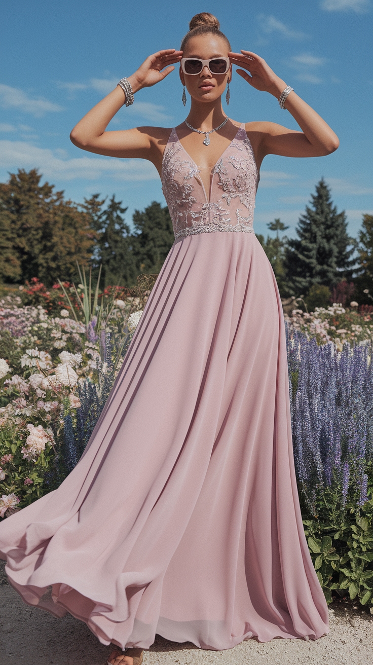 Trendy Maxi Prom Dresses for Your Big Night outfit idea