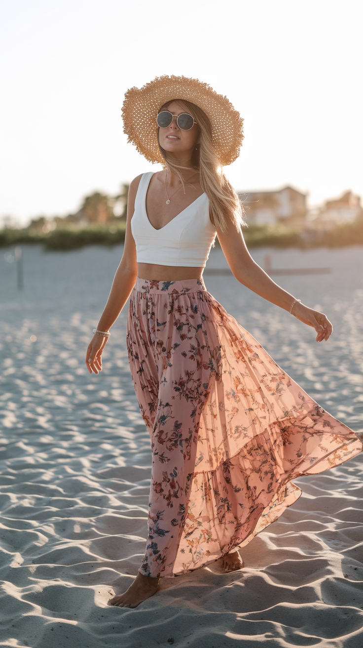 Maxi Skirt Outfit Ideas for a Trendy Look outfit idea