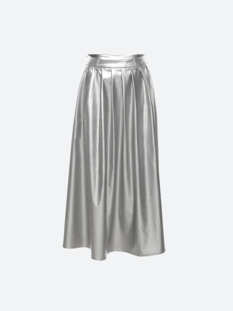 Metallic Silver Maxi Dress Metallic Silver Maxi Dress