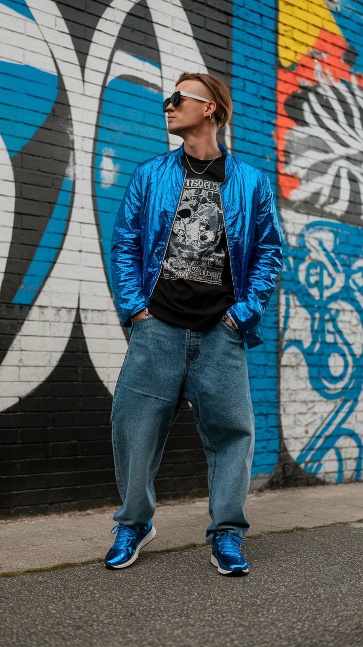 How to Style Metallic Blue Shoes Outfit Effortlessly outfit idea