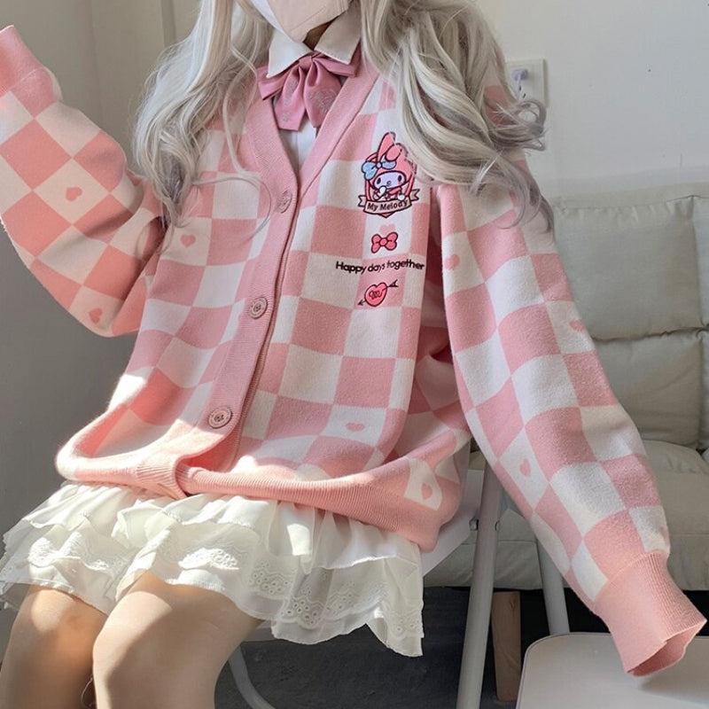 My Melody Buttoned Pink Cardigan My Melody Buttoned Pink Cardigan