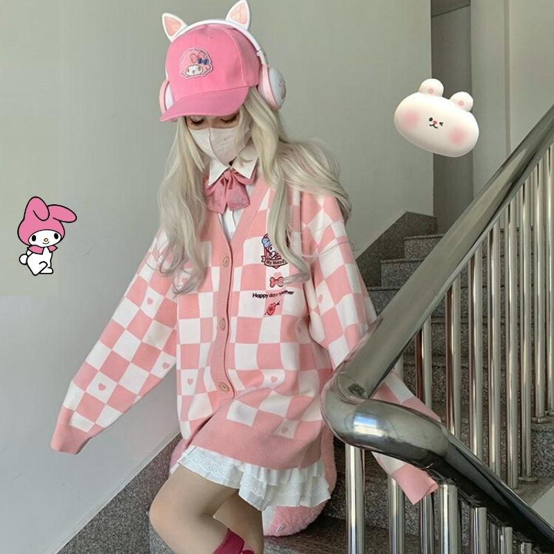 My Melody Buttoned Pink Cardigan My Melody Buttoned Pink Cardigan