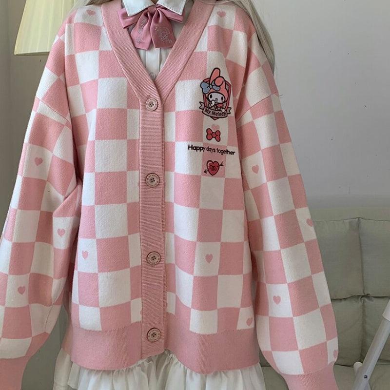 My Melody Buttoned Pink Cardigan My Melody Buttoned Pink Cardigan