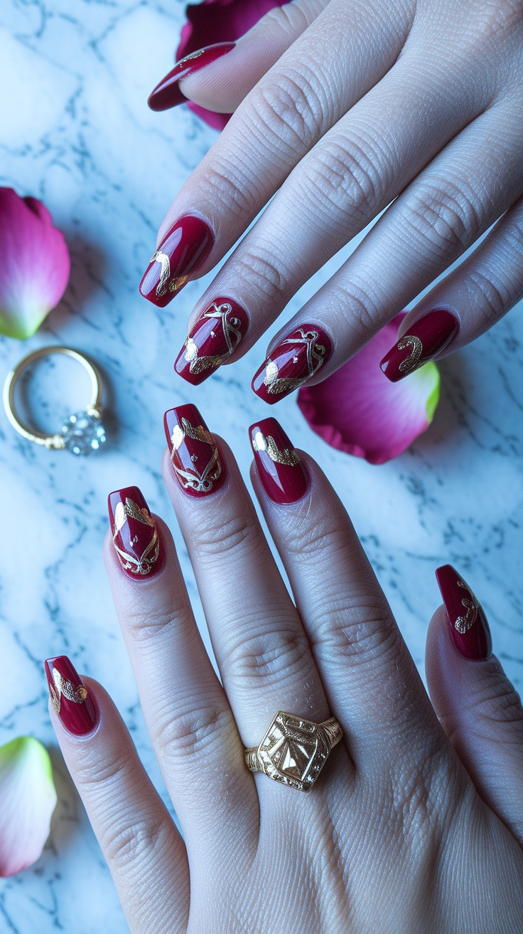 Nail Art Red Designs: Classic and Chic Styles outfit idea