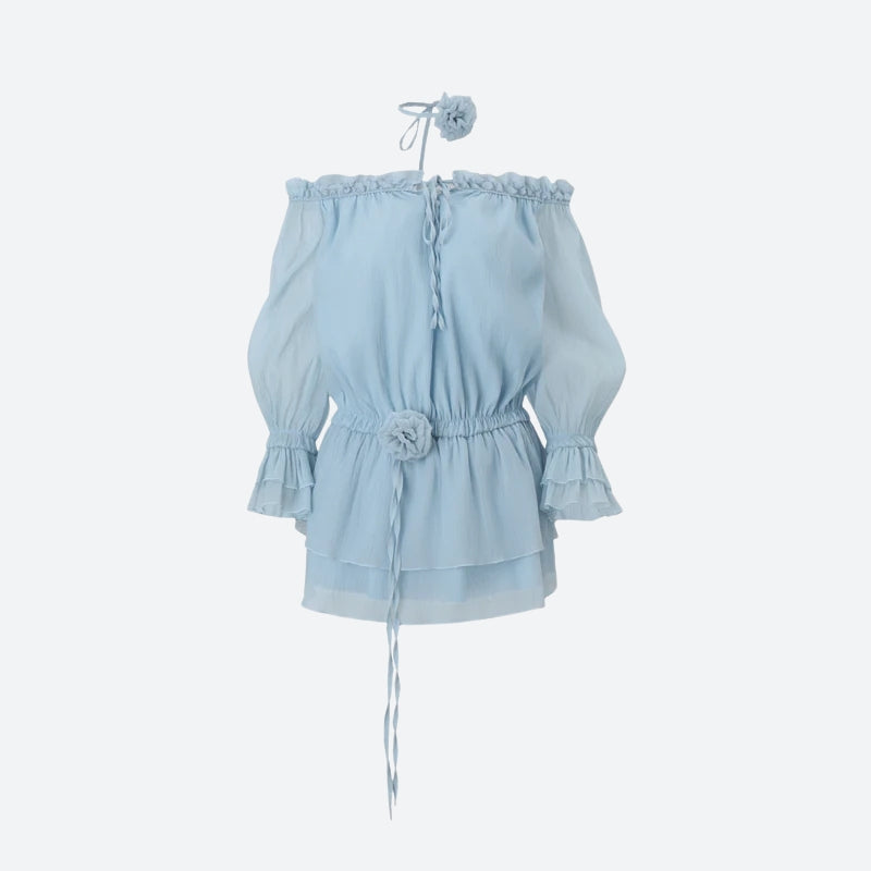 Off Shoulder Ruffled Mini Dress Off Shoulder Ruffled Mini Dress