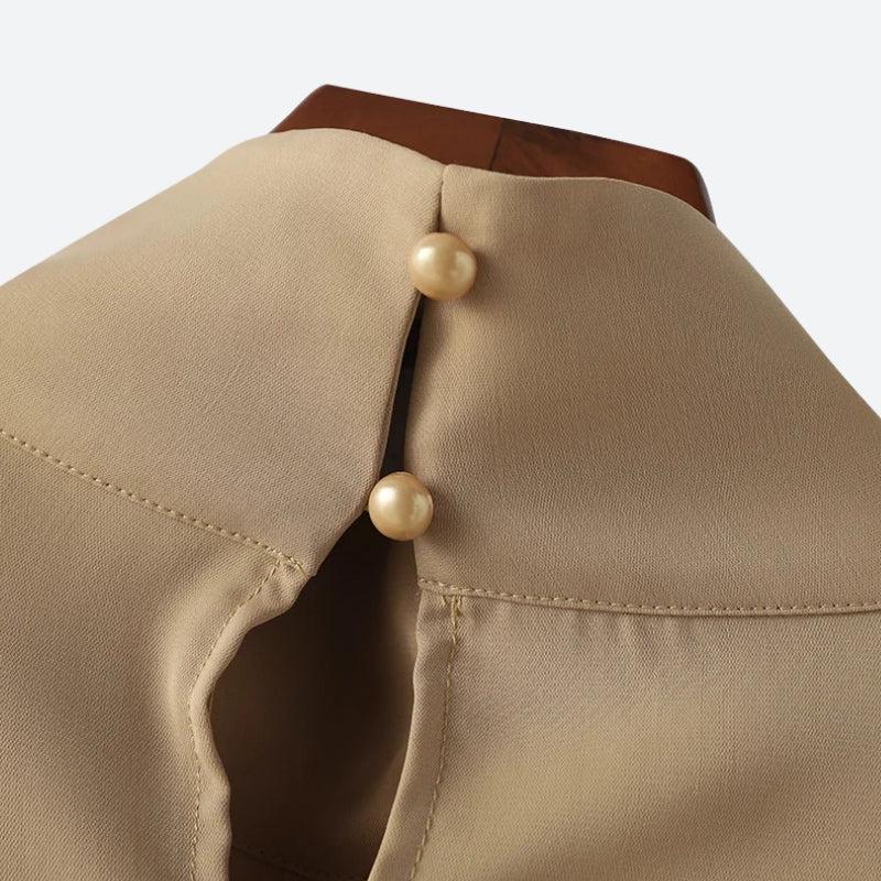 Open Front High Neck Jacket Open Front High Neck Jacket