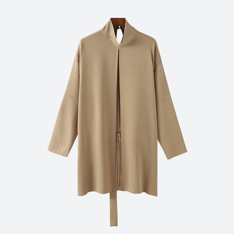 Open Front High Neck Jacket Open Front High Neck Jacket