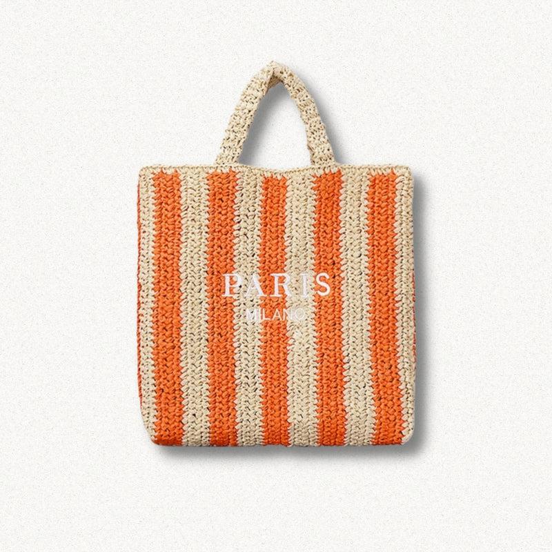 Paris Straw Beach Bag Paris Straw Beach Bag
