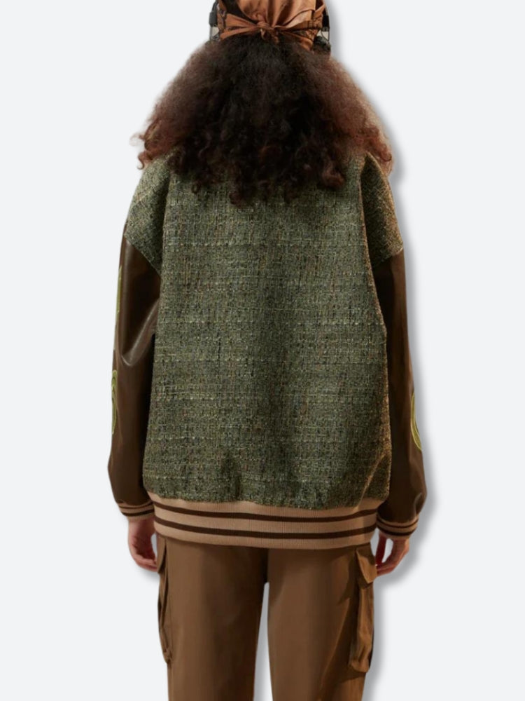 Patchwork Bomber Jacket Patchwork Bomber Jacket