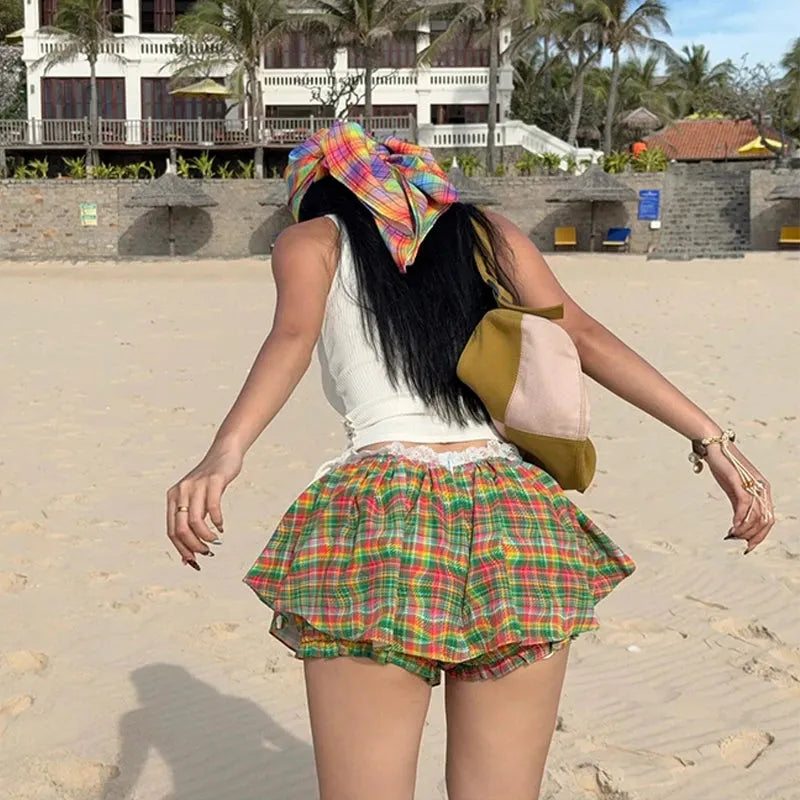 Plaid Mini Skort Plaid Mini Skort