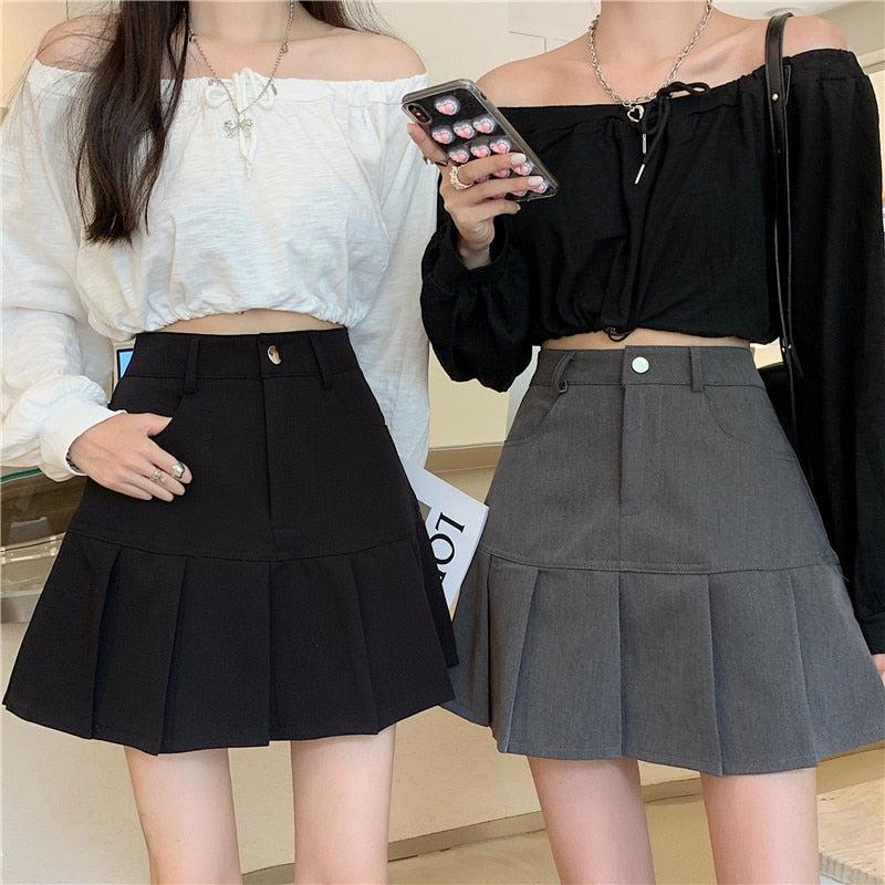 Pleated College Mini Skirt Pleated College Mini Skirt