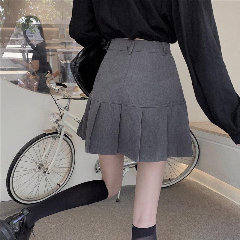 Pleated College Mini Skirt Pleated College Mini Skirt