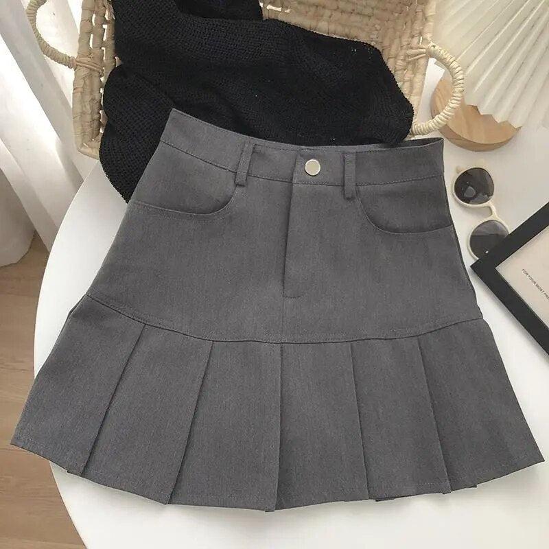 Pleated College Mini Skirt Pleated College Mini Skirt
