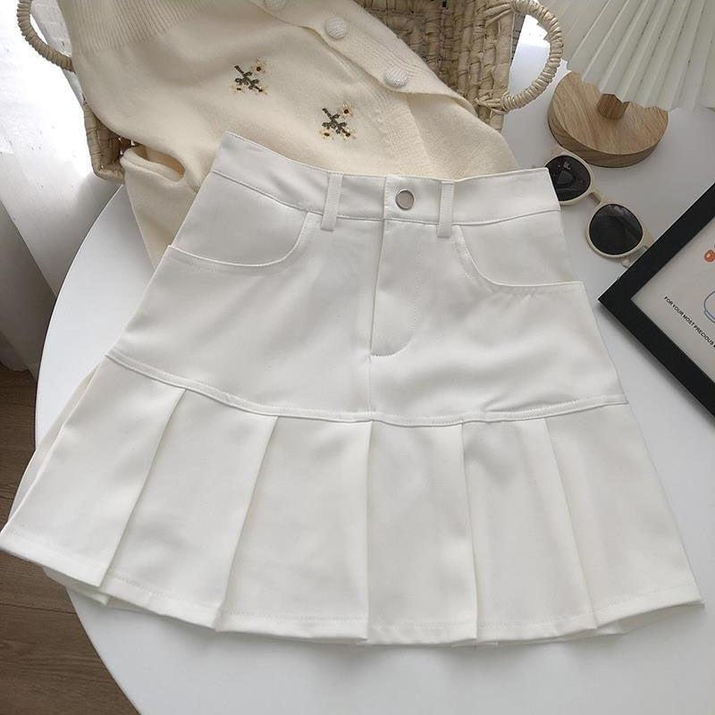 Pleated College Mini Skirt Pleated College Mini Skirt