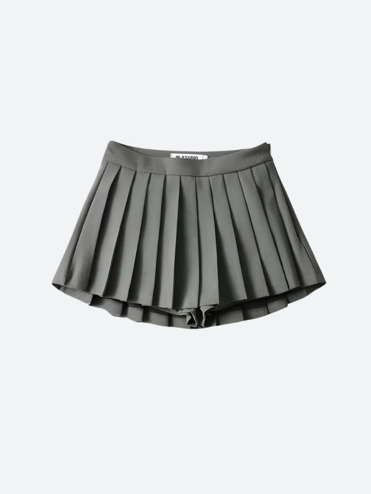 Pleated Mini School Skort Pleated Mini School Skort