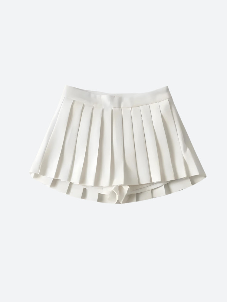 Pleated Mini School Skort Pleated Mini School Skort