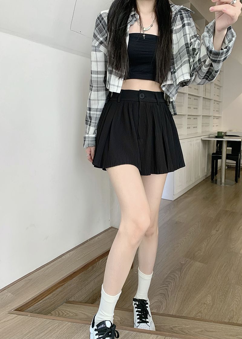 Pleated Mini Skort Pleated Mini Skort