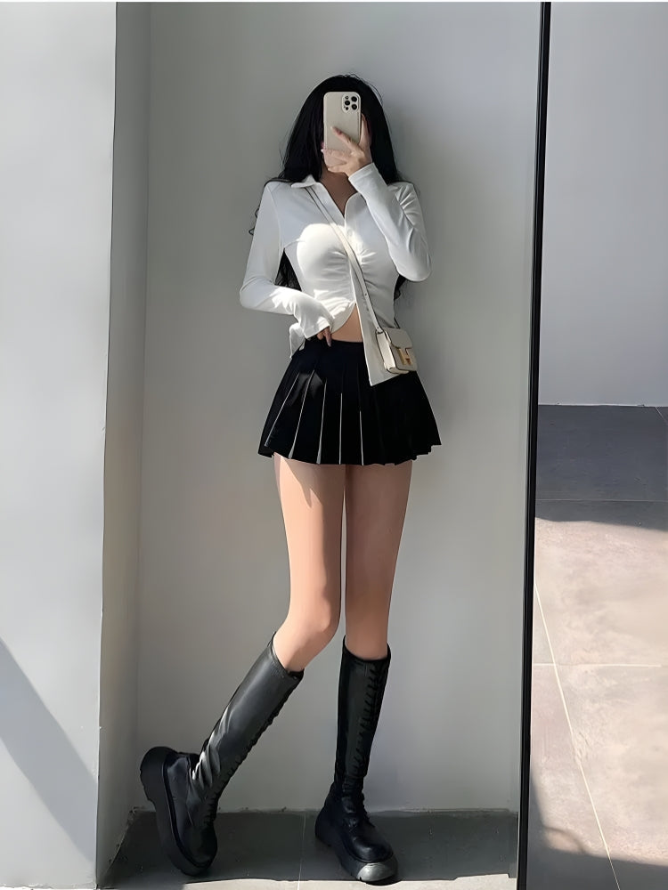 Pleated Tennis Mini Skirt Pleated Tennis Mini Skirt
