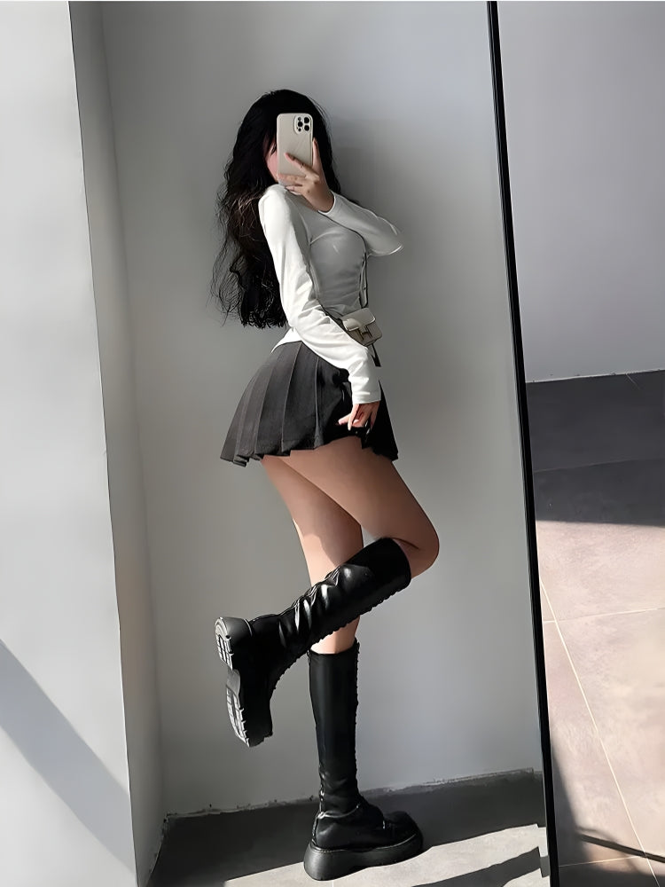 Pleated Tennis Mini Skirt Pleated Tennis Mini Skirt
