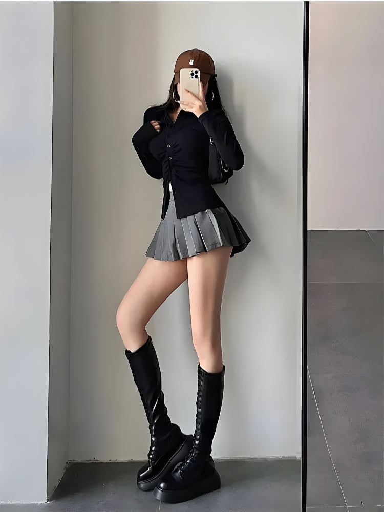 Pleated Tennis Mini Skirt Pleated Tennis Mini Skirt
