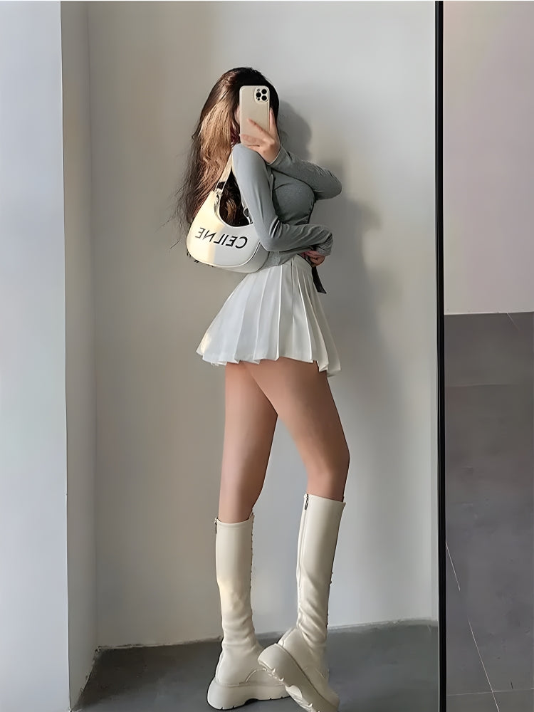 Pleated Tennis Mini Skirt Pleated Tennis Mini Skirt