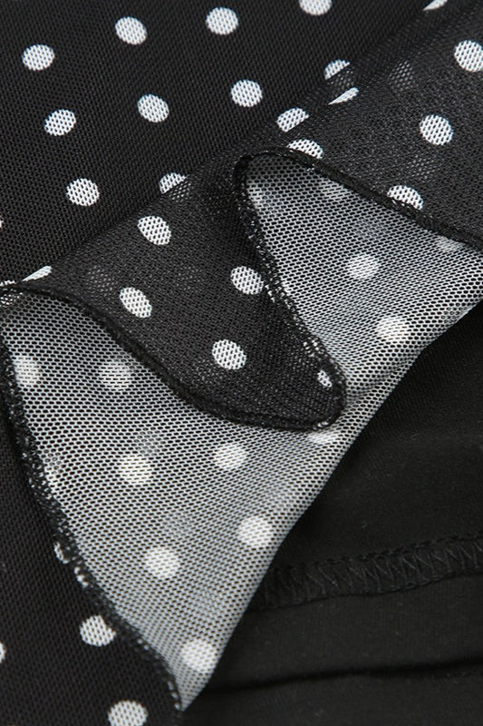 Polka Dot Cami Backless Tie Maxi Dress Polka Dot Cami Backless Tie Maxi Dress