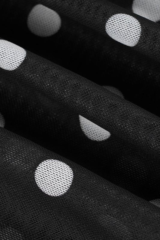 Polka Dot Halter Neck Backless Bodycon Maxi Dress Polka Dot Halter Neck Backless Bodycon Maxi Dress