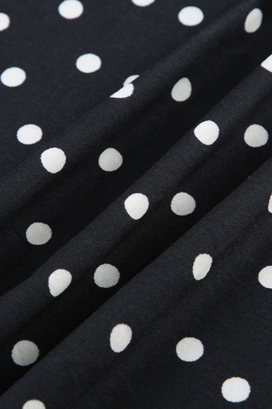 Polka Dot Mesh A-Line Mini Dress Polka Dot Mesh A-Line Mini Dress