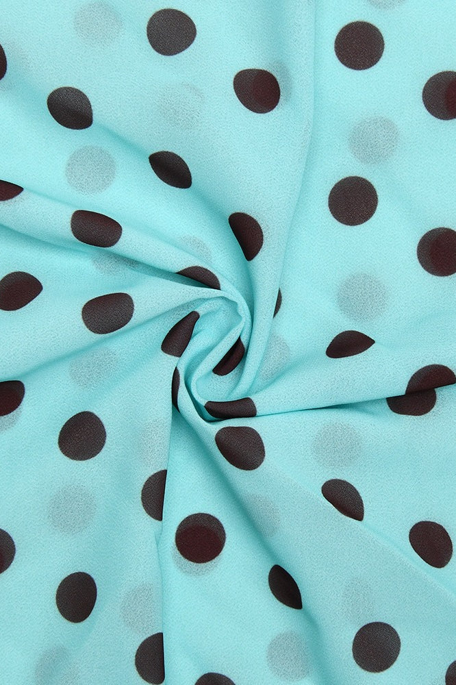 Polka Dot One Shoulder Two Pieces Set Polka Dot One Shoulder Two Pieces Set