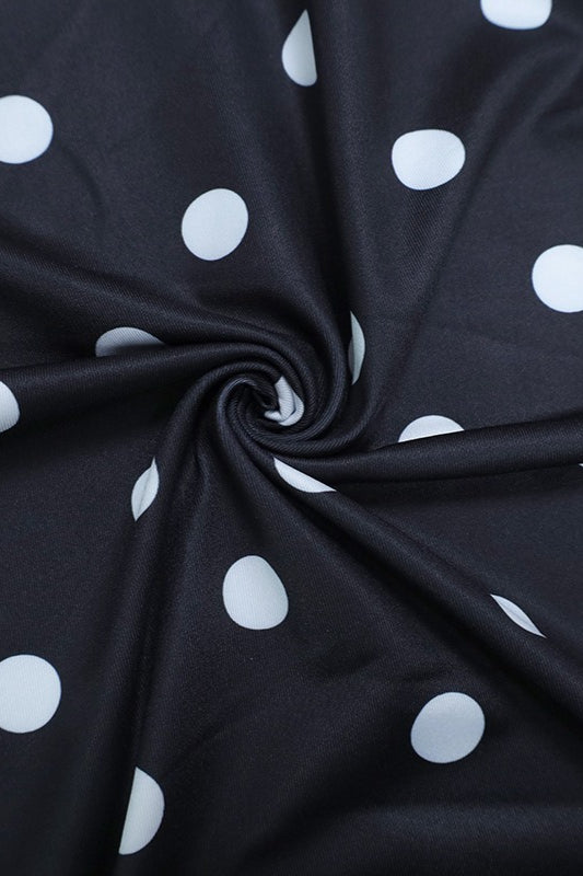 Polka Dot Strapless Crop Two Pieces Set Polka Dot Strapless Crop Two Pieces Set