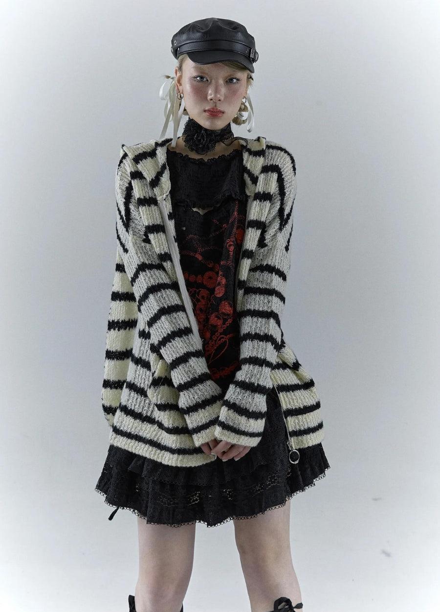 Rabbit Ears Hooded Cardigan Jacket Rabbit Ears Hooded Cardigan Jacket