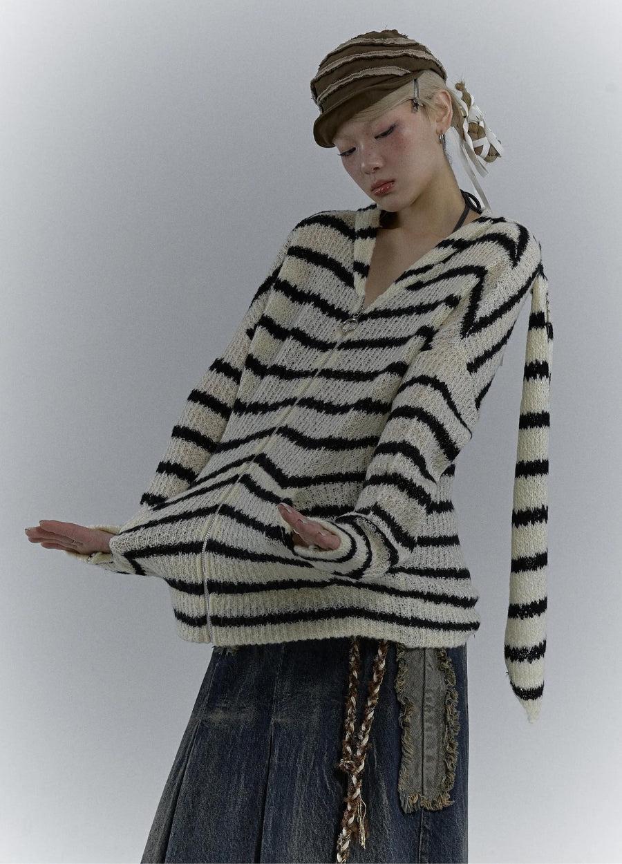 Rabbit Ears Hooded Cardigan Jacket Rabbit Ears Hooded Cardigan Jacket